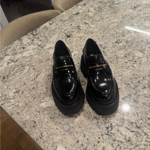 alexander wang carter platform loafer - Picture 3 of 8